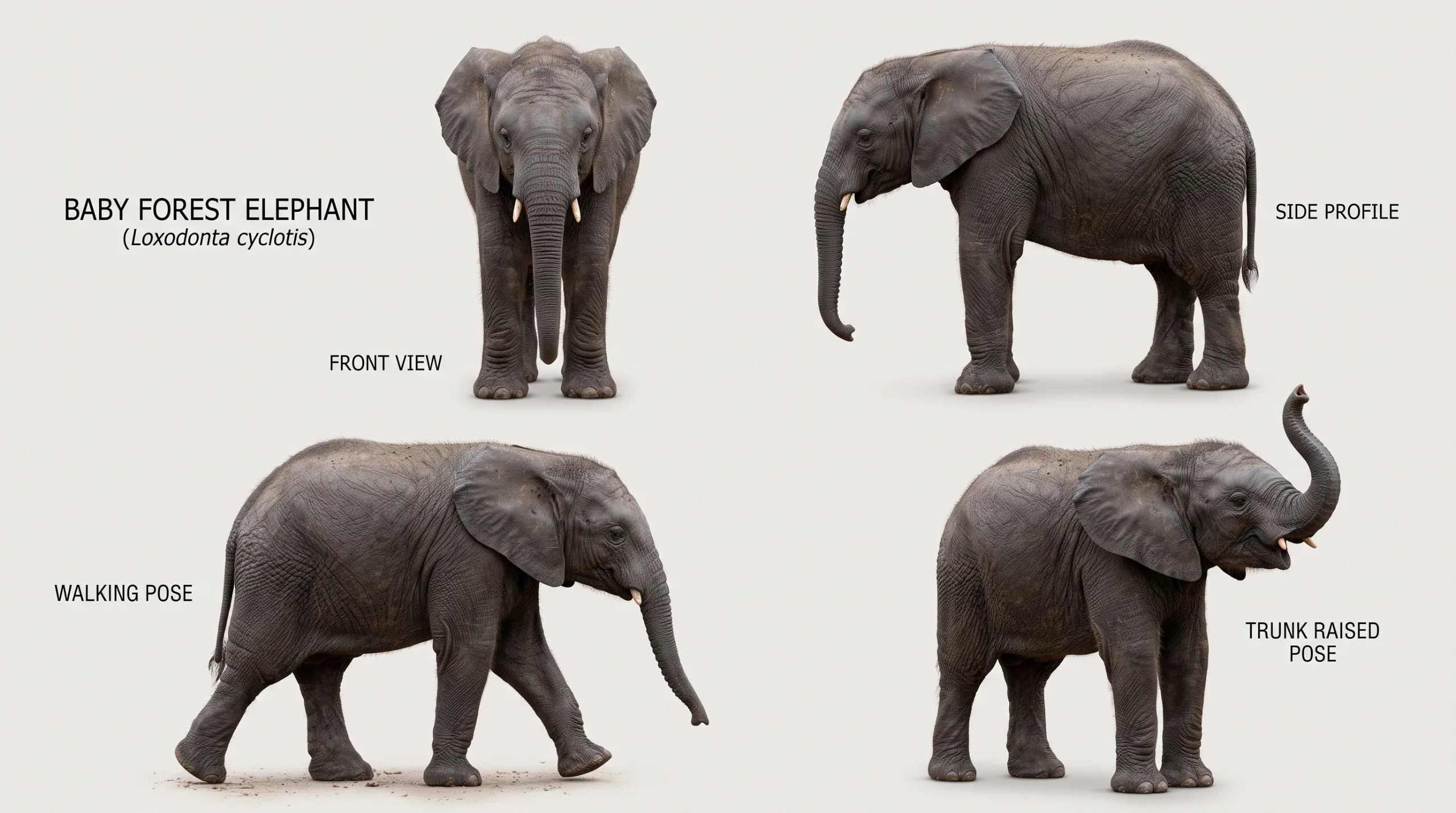 Baby Elephant Reference Sheet