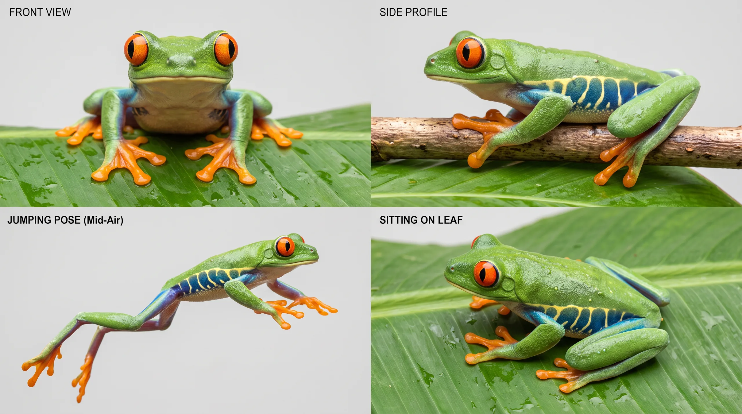 Tree Frog Reference Sheet